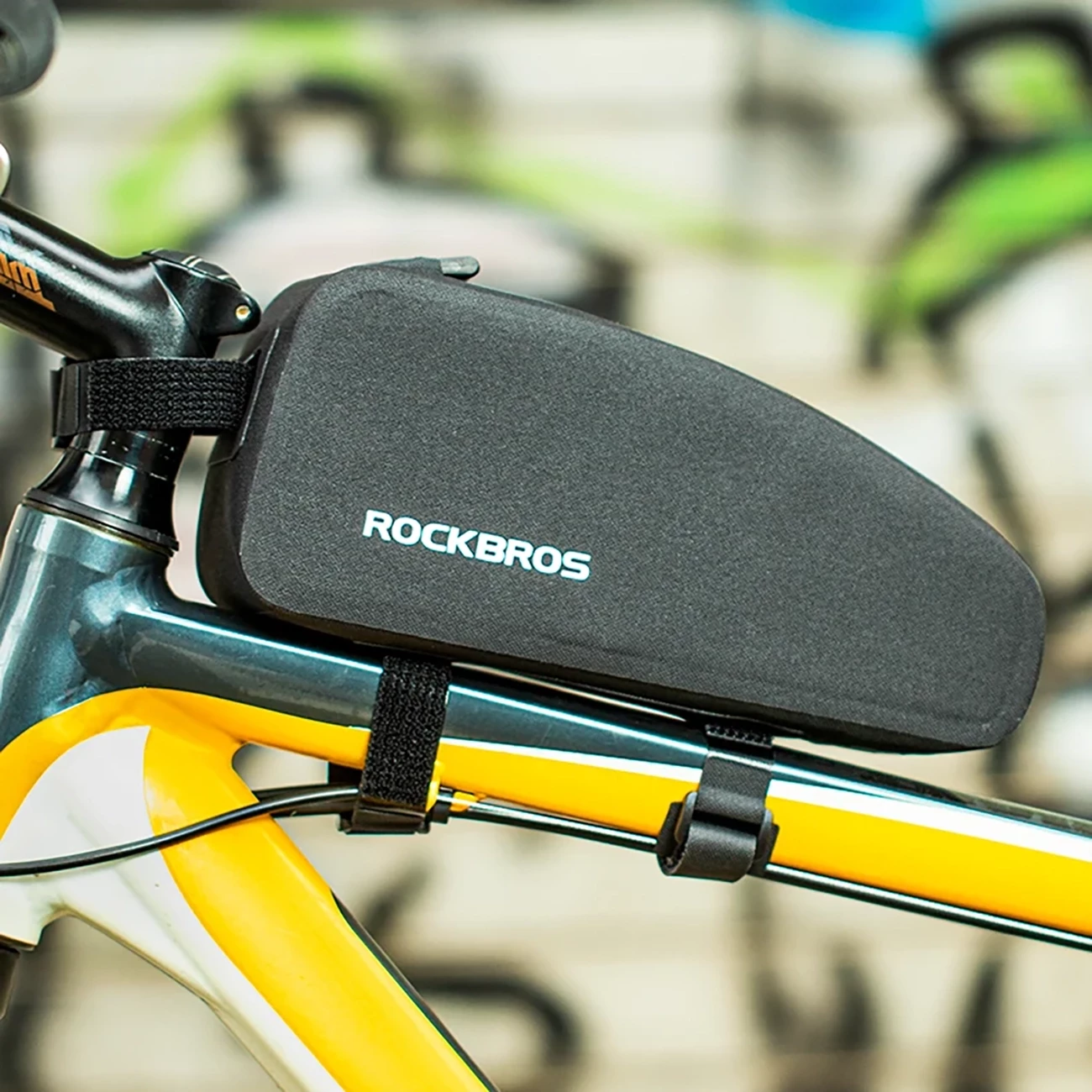 Çantë kornize për biçikletë Rockbros AS-019, 1.5L, e zezë