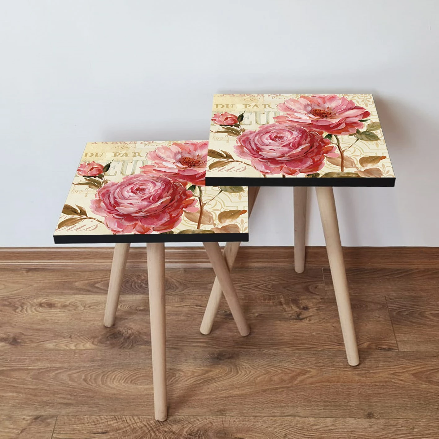 Set tavolina të mbivendosura, 2 copë, Skye Decor, shumëngjyrëshe, 2Shp305