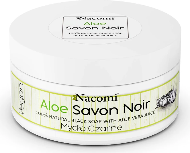 Sapun për femra Nacomi Aloe Savon Noir Black Aloe Soap me lëng Aloe Vera 125g