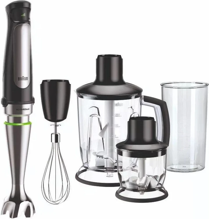 Blender dore Braun Multi Quick 7 MQ 7045, zi-argjëndtë