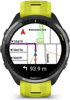 Smartwatch Garmin Forerunner 965, 47 mm, AMOLED, 32 GB, GPS, e verdhë