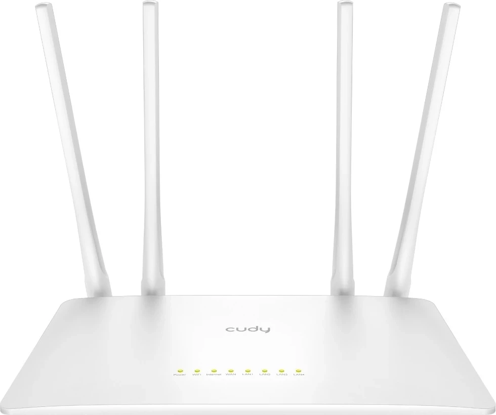 Router Cudy WR1200, 64 RAM Memorje, 8 Flash Memory, 2.4 GHz dhe 5 GHz