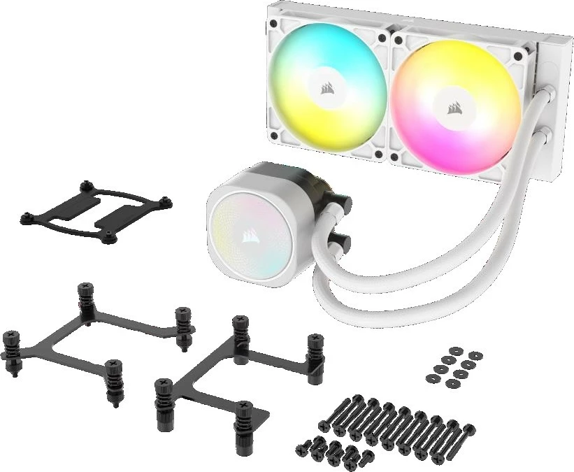 Ftohës procesori Corsair NAUTILUS 240 ARGB, 240 mm, i bardhë