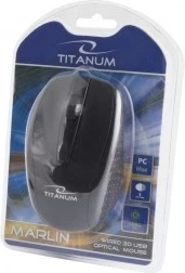 Maus Titanium TM110K, USB Type-A Optical 1000 DPI, i zi