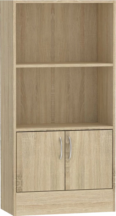 Raft librash Negan, melaminë sonoma, 60x30x120cm