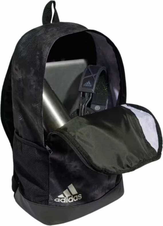 Çantë shpine adidas, e zezë dhe argjendtë