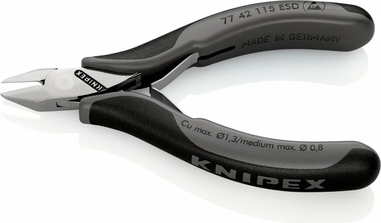 Darë diagonale Knipex KP-7742115ESD, ESD, 115mm, e zezë