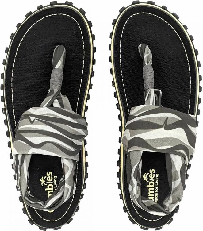 Sandale Gumbies për femra, bezhë/krem dhe të zeza