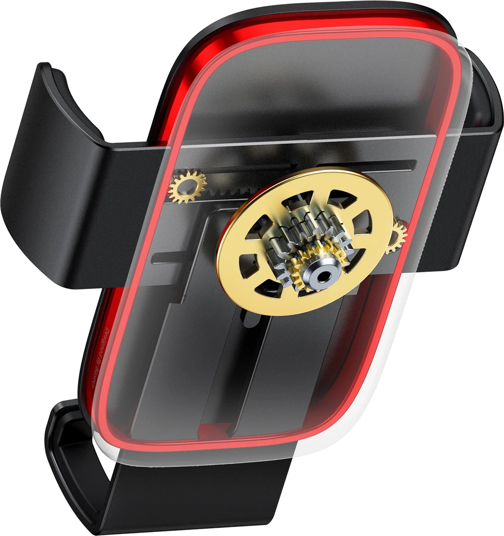 Mbajtës telefoni për veturë Baseus Metal Age II SUJS000001, gravitacional, metal, i zi