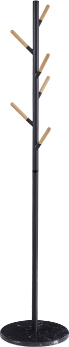 Varëse rrobash metalike Ponziele, ngjyrë e zezë, D37x174cm