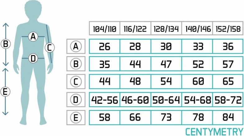 Veshje termike për fëmijë Meteor, gri