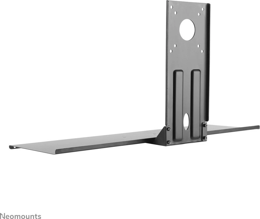 Raft tastiere/mausi Neomounts Newstar KEYB-V200BLACK, VESA 75x75/100x100, 65cm, çelik, e zezë