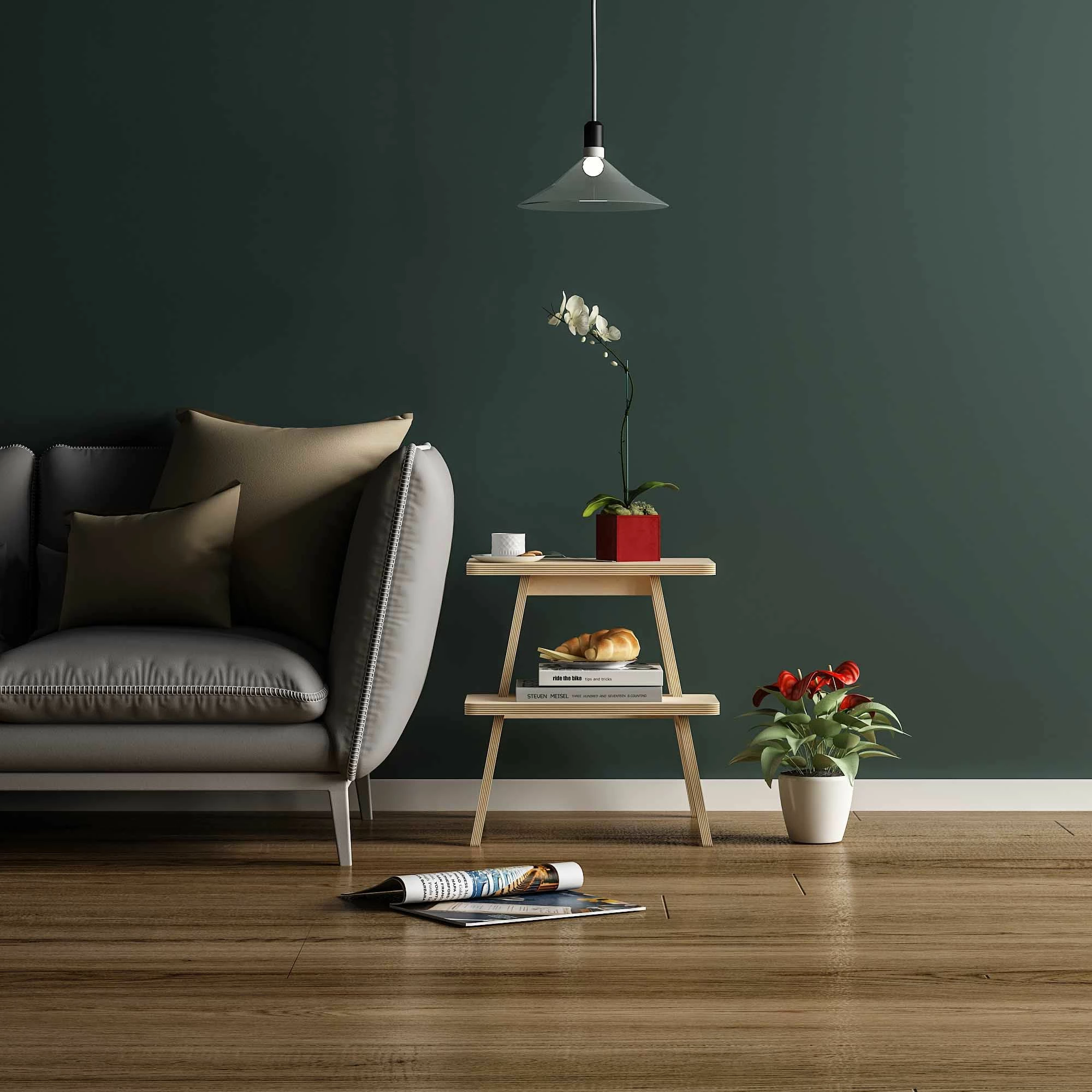 Shkallë druri për shtëpi, ngjyrë natyrale, Skye Decor, CPT3001-47