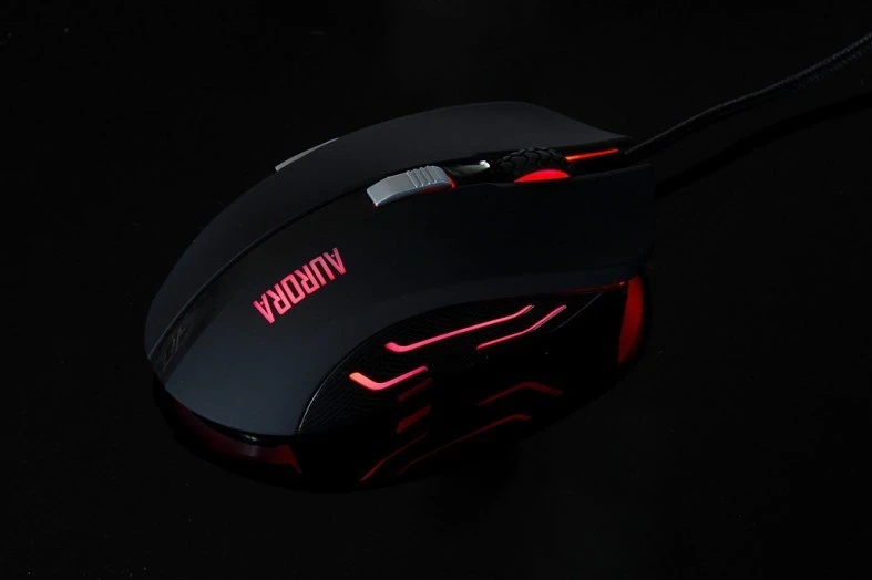 Mausi iBox Aurora A-1, USB Type-A, Optik, 2400 DPI, i zi