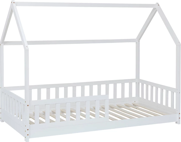 Krevat fëmijësh Sleepy dru pishe ngjyrë bardhë 90x190cm