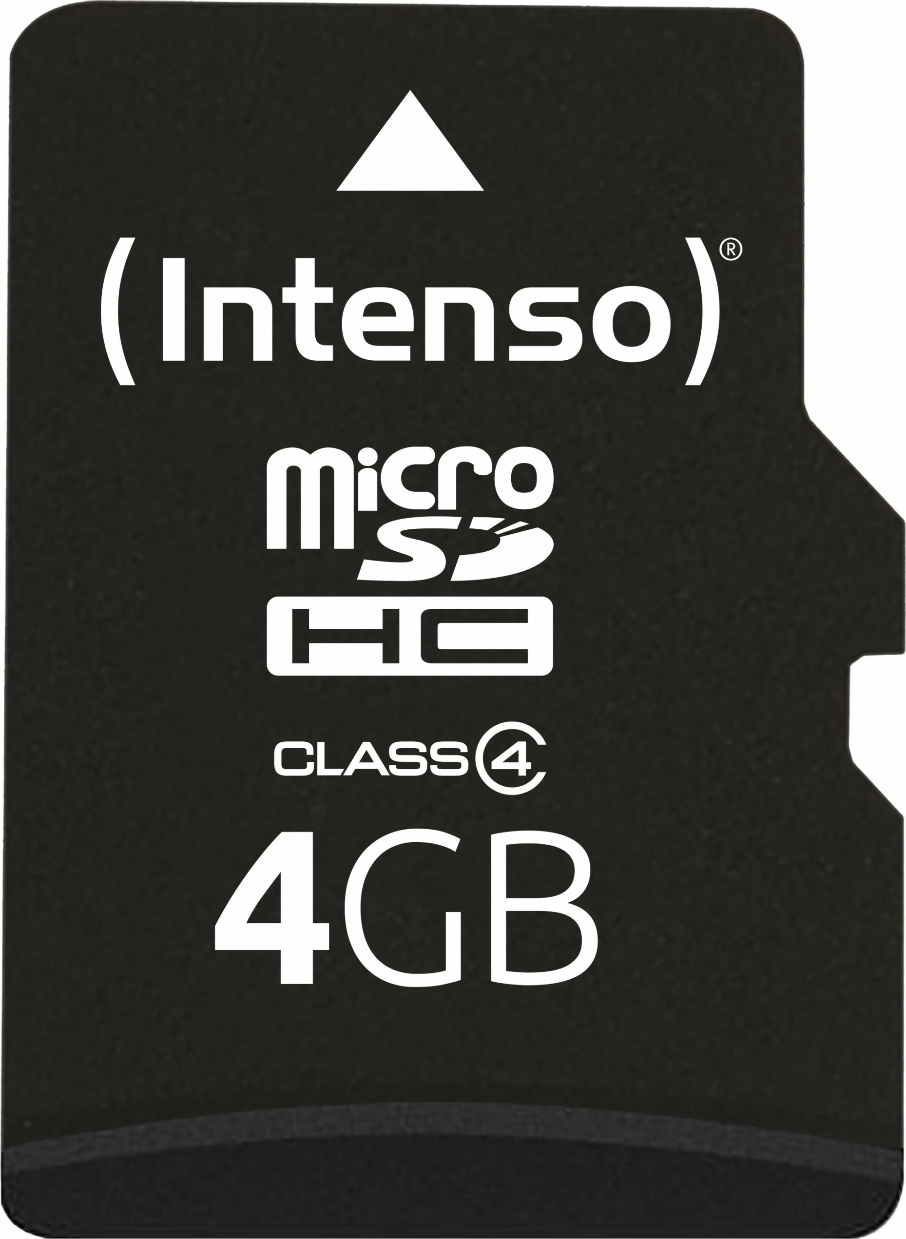 Kartelë memorie Intenso MicroSDHC 4GB Class 4 e zezë