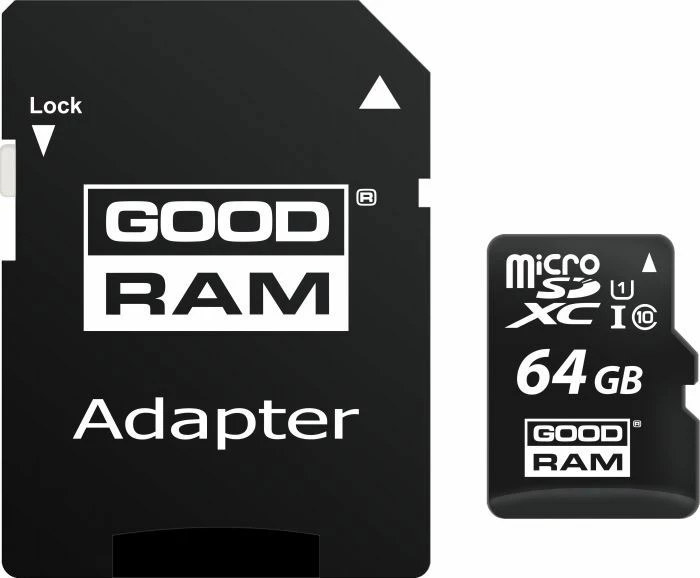 Kartë memorie microSDXC GoodRam M1AA-0640R12 64GB Class 10 UHS-I/U1 me adapter