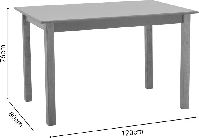 Tavolinë Zolenio dru ahu me sipërfaqe MDF ngjyrë arre 120x80x76cm