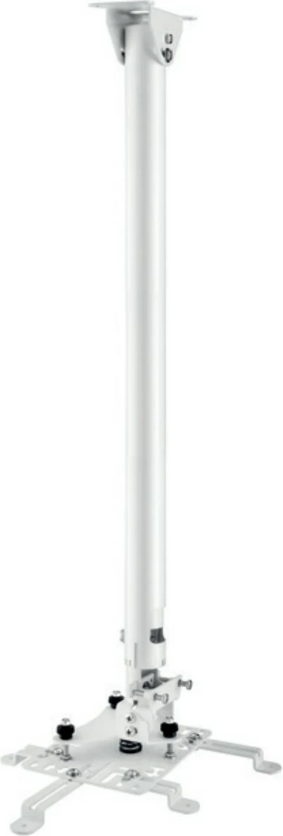 Mbajtëse tavani për projektor HAGOR HA BDH, rregullim manual, çelik inox, 1200-2000 mm, 25 kg, e bardhë