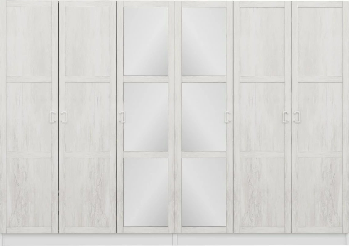 Dollap i bardhë për dhomë gjumi, Skye Decor, Kale - 3847