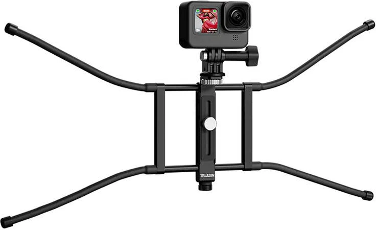 Mbajtës universal rrjete Telesin TE-FM-001 për kamera dhe telefona, i zi