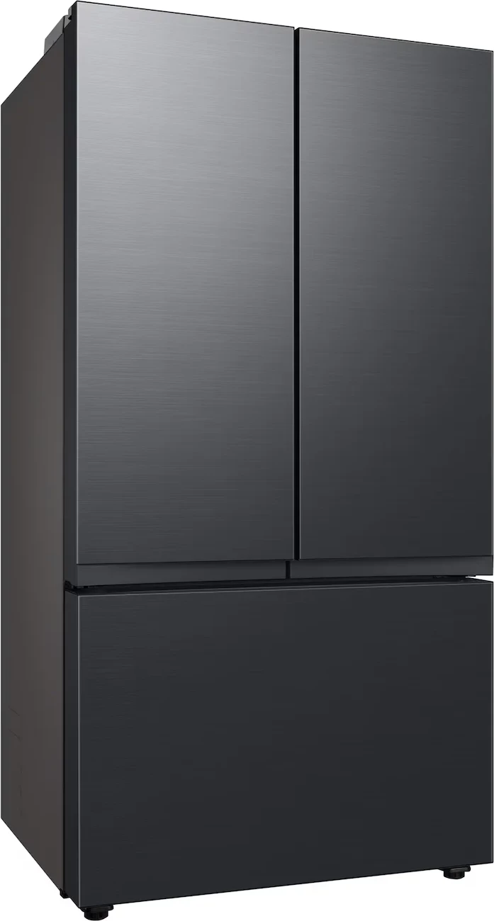 Frigorifer French Door, Samsung, RF24BB620EB1EO, Twin Cooling Plus No Frost me shpërndarës uji pa tuba, kompresor Digital Inverter, i zi
