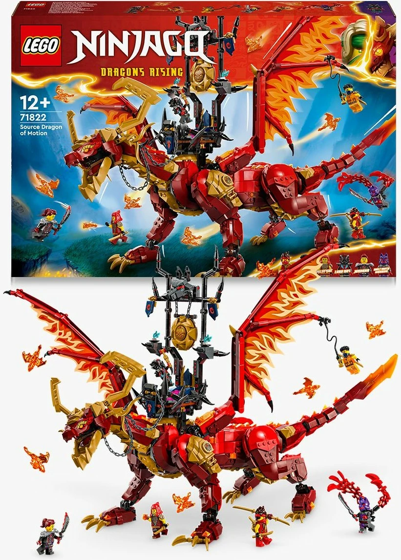 Set ndërtimi LEGO Ninjago 71822 Quelldrache der Bewegung, shumëngjyrësh