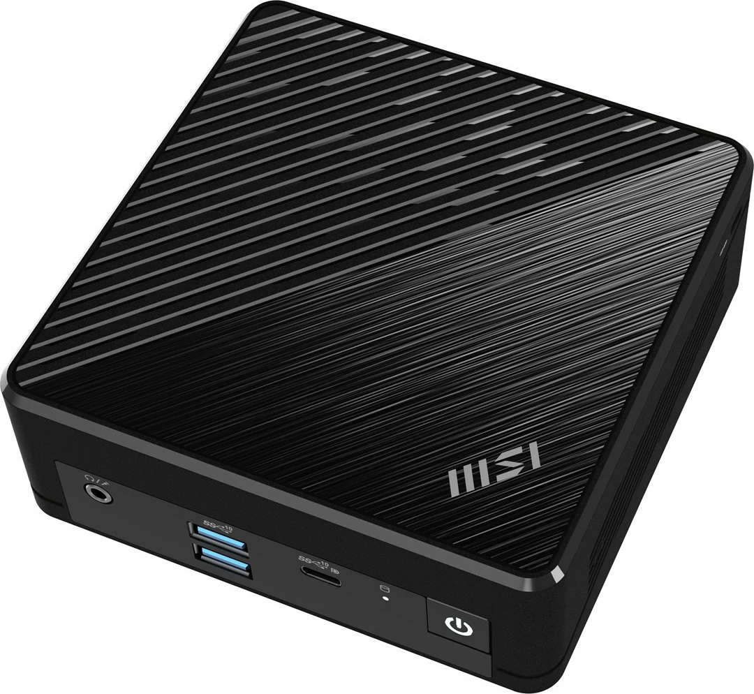 Kasë MSI Cubi N ADL S-098EU, Intel N200, 4 GB RAM, 128 GB SSD, Windows 11 Pro, e zezë