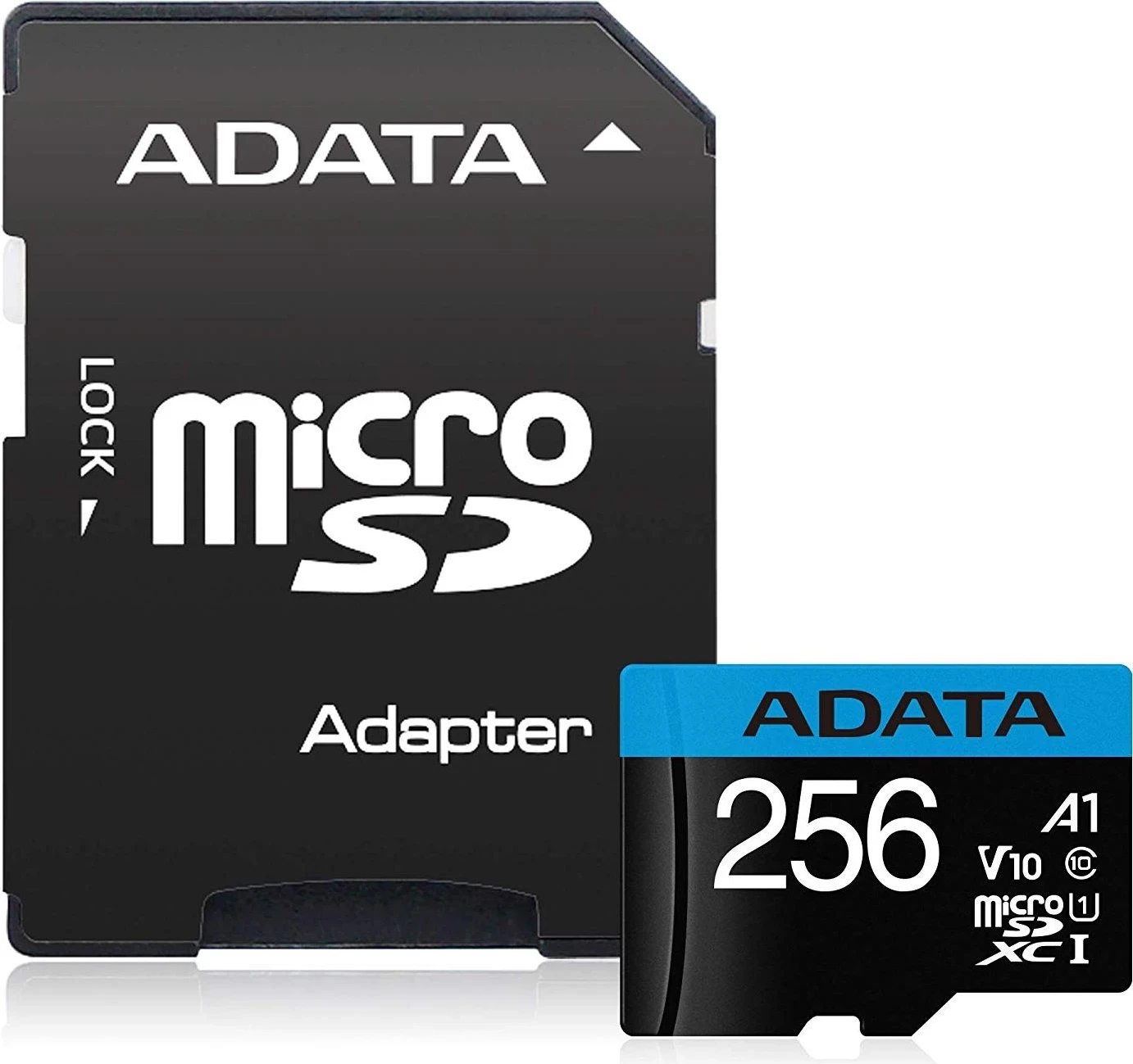 Kartelë microSD ADATA Premier 256GB 100R/25W UHS-I Class 10 A1 V10 + Adapter