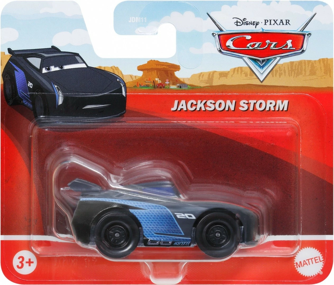 Set makina lodër metalike Disney Pixar Cars, Mattel JDM11, shkallë 1:55, rrota lëvizëse, display 24 copë, Mix