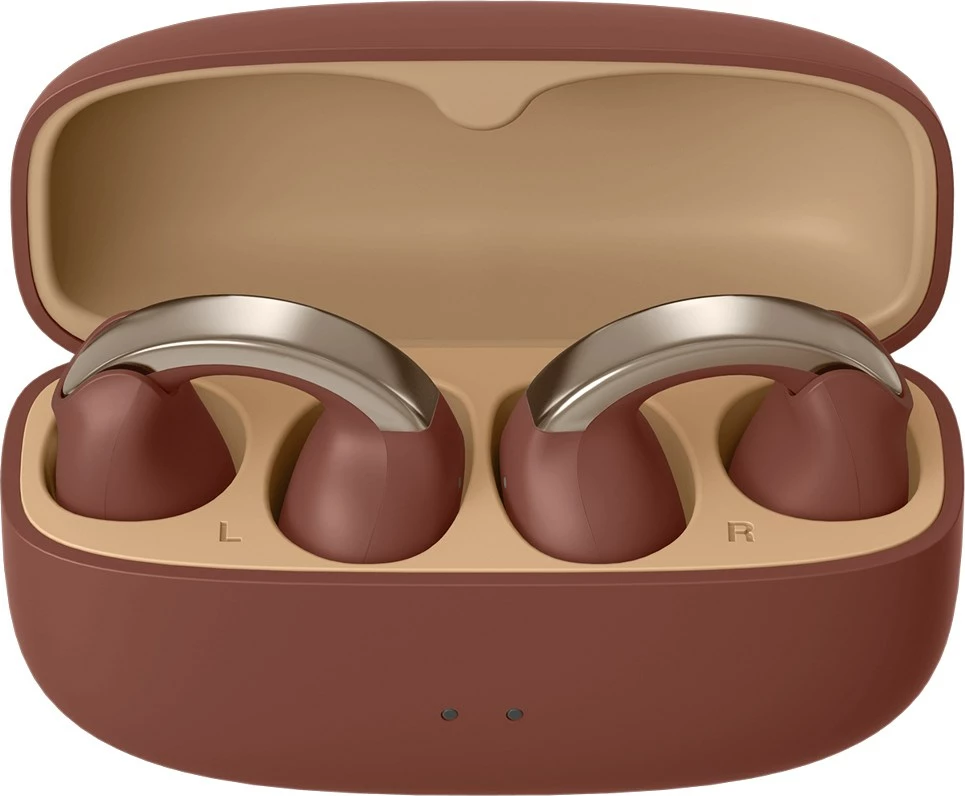 Kufje JVC HA-NP1TTU TWS earcuff, open-back, burgundy