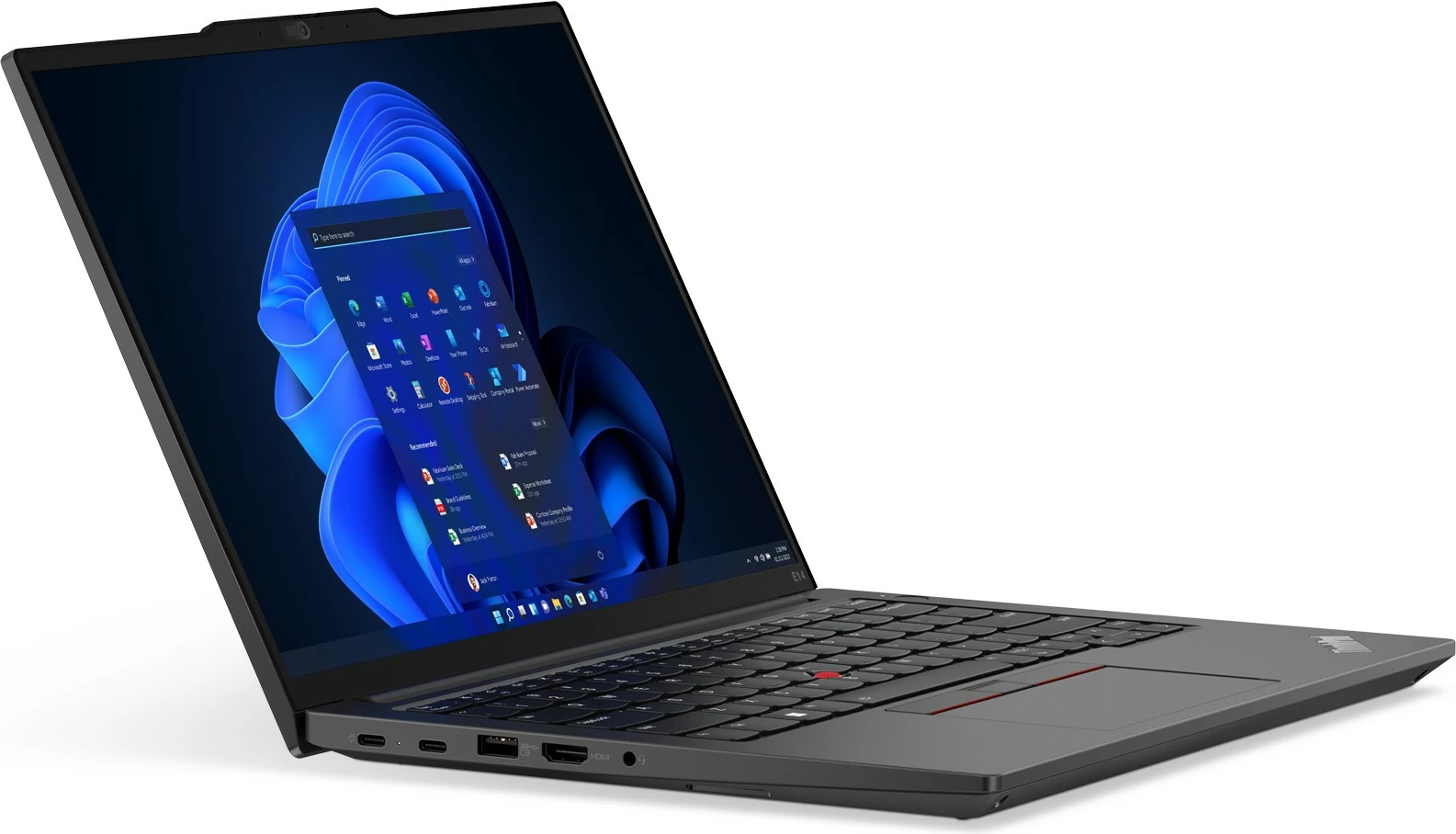 Laptop Lenovo ThinkPad E14, AMD Ryzen 5 PRO, 16 GB RAM, 512 GB SSD, Grafit i zi