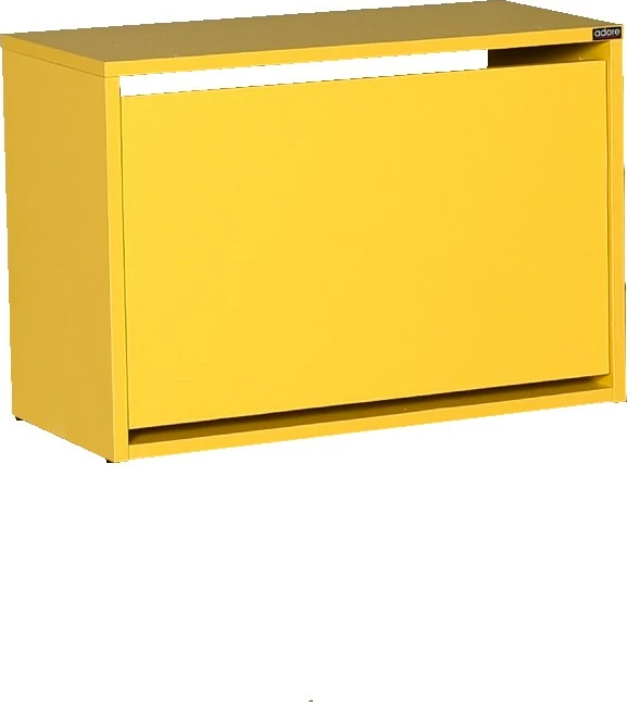 Dollap këpucësh Hanah Home, SHC-110-HH-1, ngjyrë e verdhë