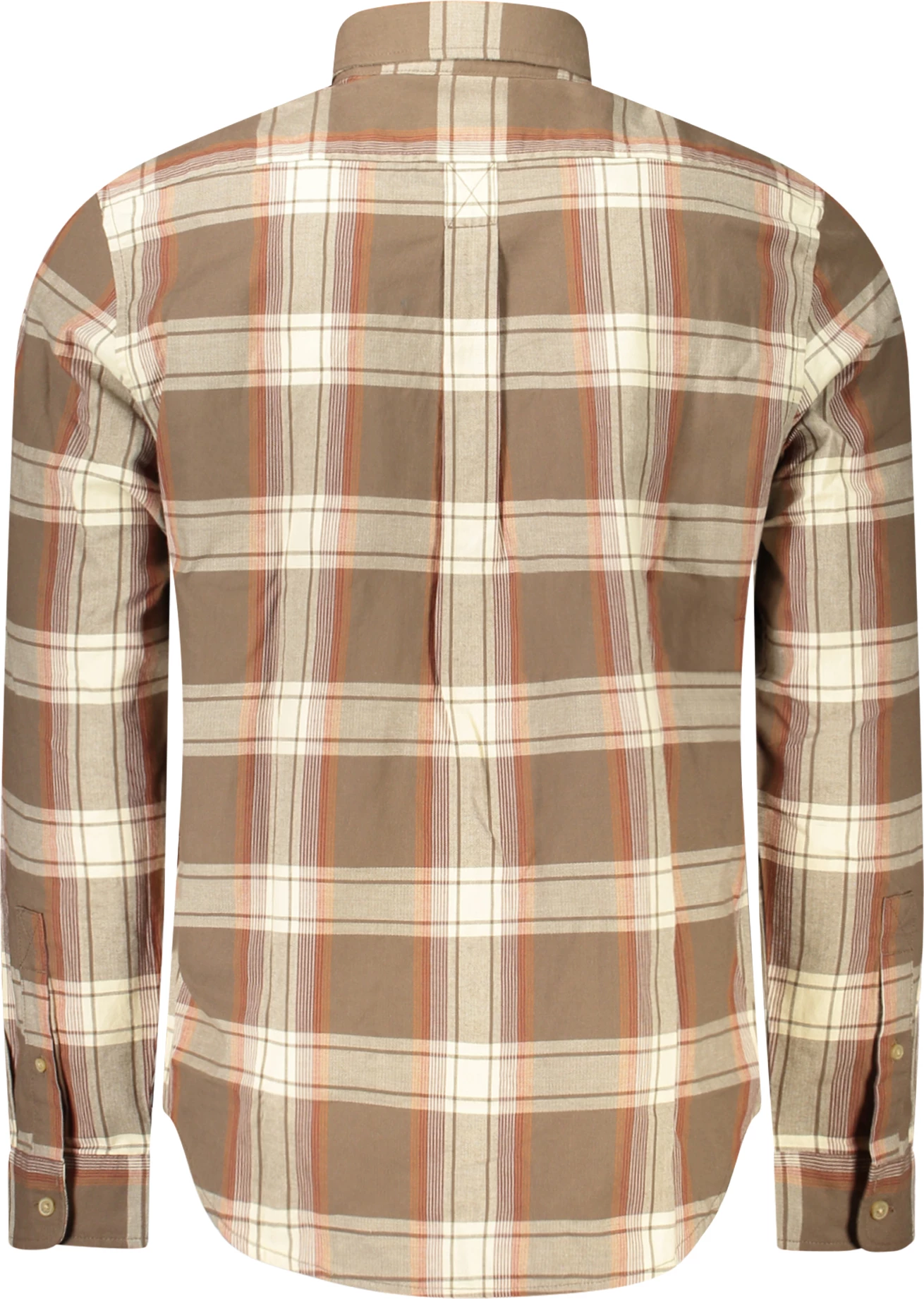 Këmishë për meshkuj Timberland me mëngë të gjata, kafe