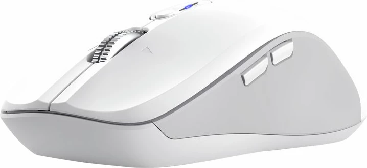 Maus Trust Ferro 25674, wireless, Bluetooth/USB, 3200 DPI, 9 butona, i bardhë