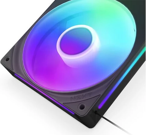 Ventilatorë RGB për kasë kompjuteri NZXT F360 Core, 3x120mm, i zi