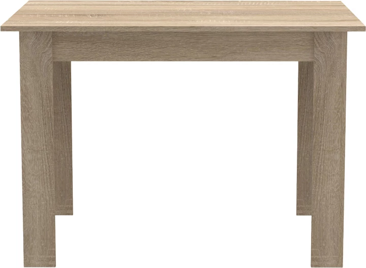 Set tavoline me karrige, 5 pjesë, Manka-Parker, ngjyrë e zezë-sonoma, 110x80x77cm