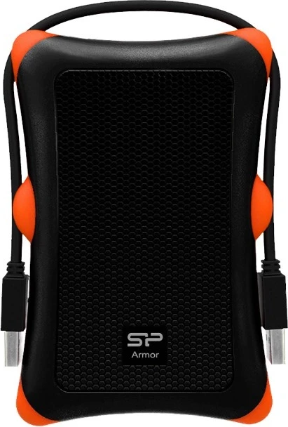 Kasë për HDD/SSD Silicon Power Armor A30, e Zezë dhe Portokalli