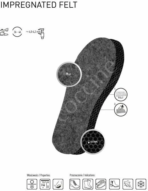 Shtresa termoizoluese Coccine, për meshkuj dhe femra, gri