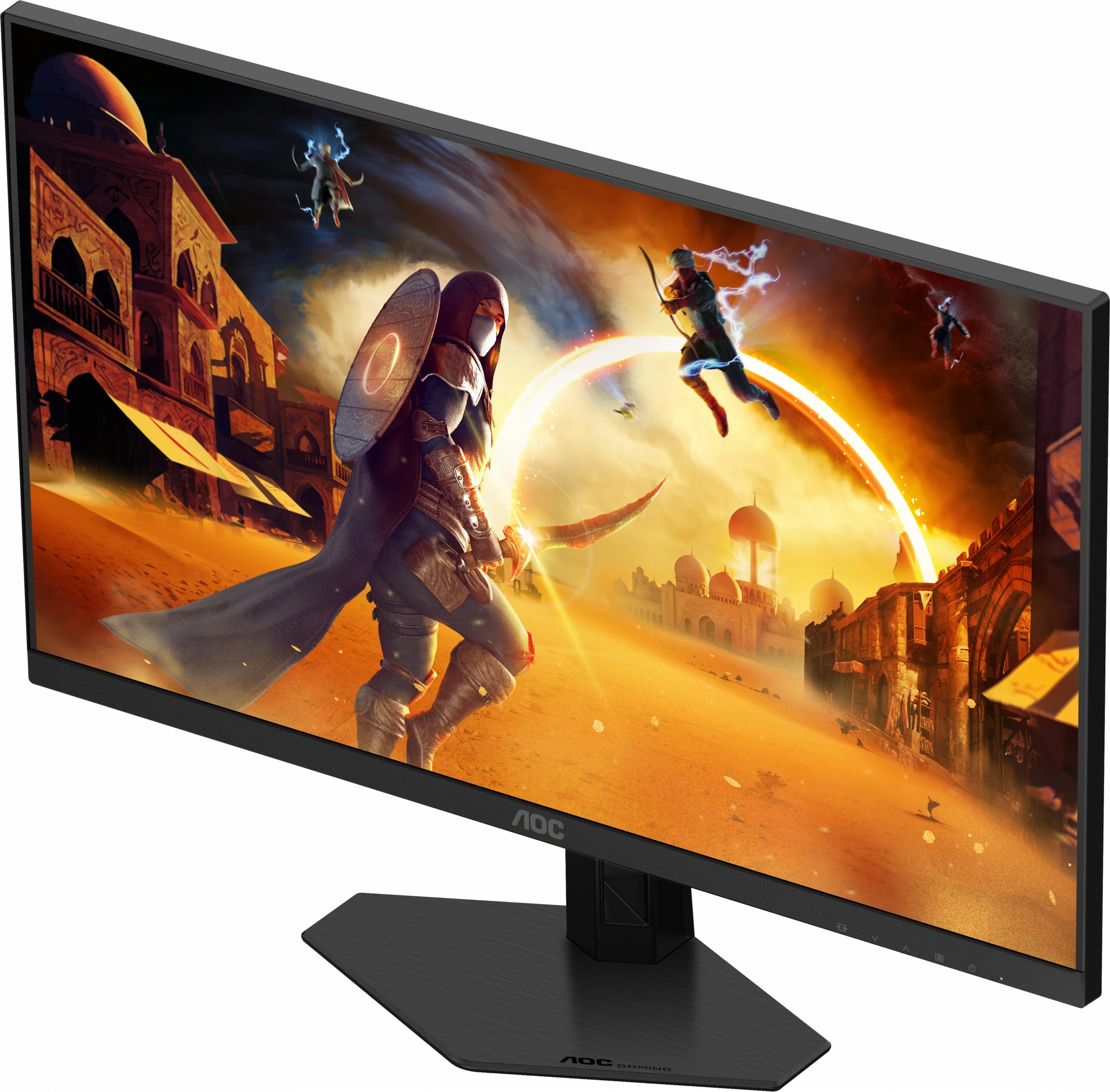 Monitor gaming AOC Q24G4RE 23.8 inç, IPS, QHD, 180Hz, e zezë-kuqe
