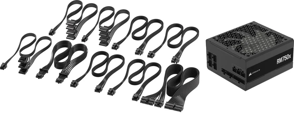 Njësi furnizimi Corsair RM750x, 750 W, ATX, E zezë