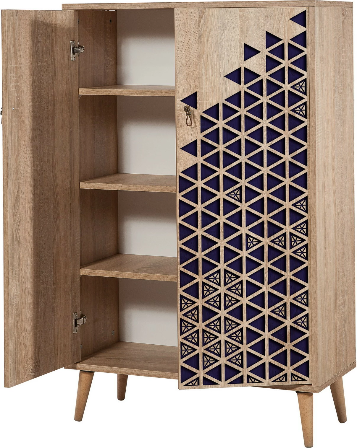 Dollap multifunksional Hanah Home, Multibox - 123, ngjyrë lisi Sonoma