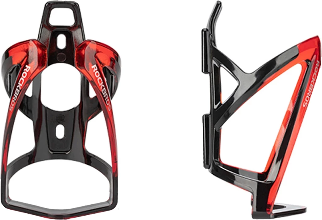 Mbajtës shishe për biçikletë Rockbros FK338, PC, zi e kuqe