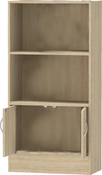 Raft librash Negan, melaminë sonoma, 60x30x120cm