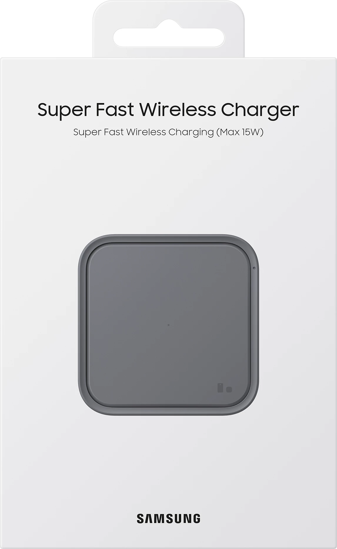 Mbushës wireless Samsung EP-P2400BBEGEU, 15W, me LED, Qi, USB-C, i zi