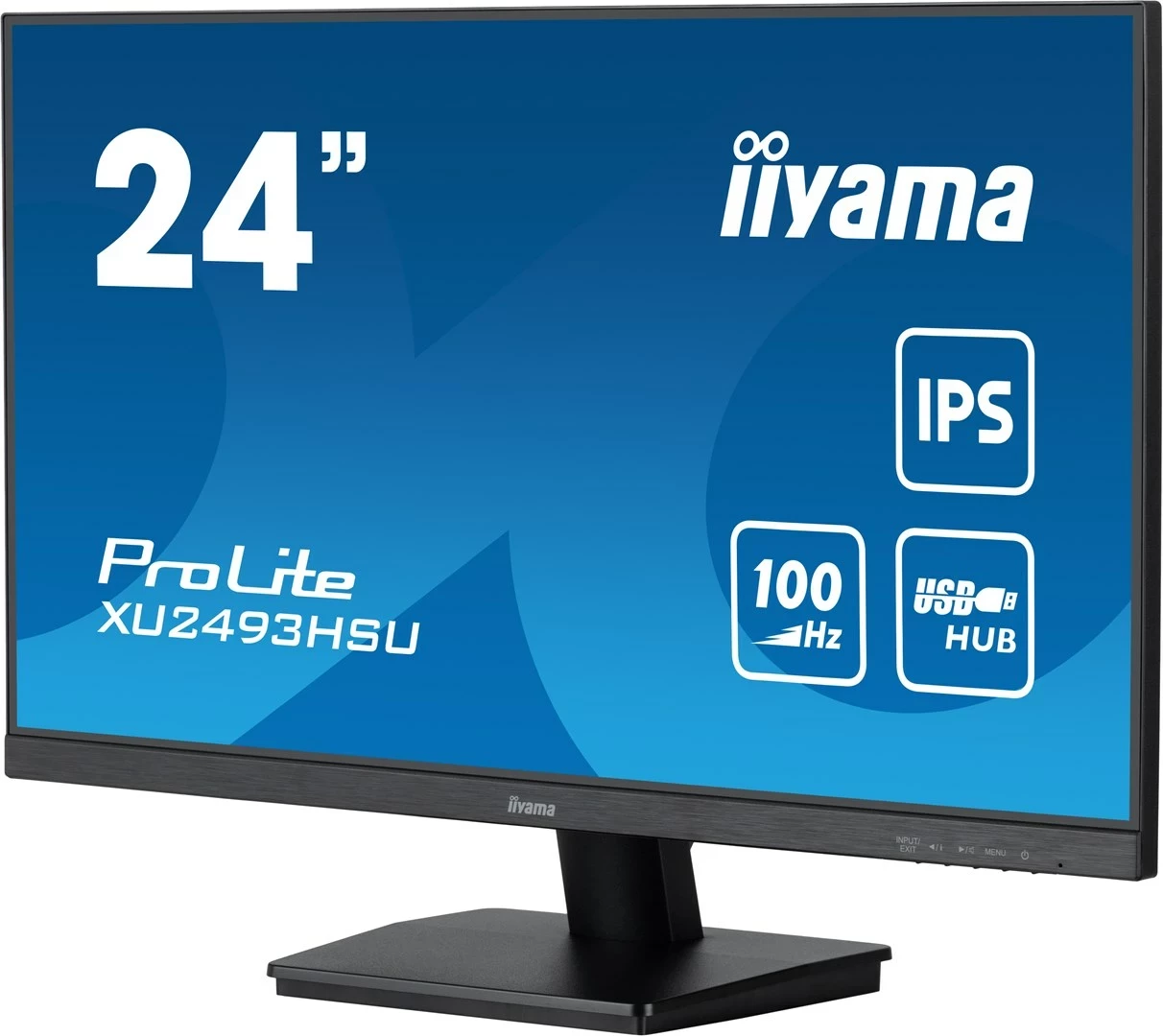 Monitor kompjuteri IIYAMA ProLite XU2493HSU-B7, 23.8", Full HD, LED, E zezë