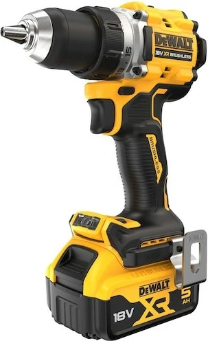 Vidhar elektrik DeWALT DCD800P2T-QW, 18V, 5Ah, 500W, e verdhë