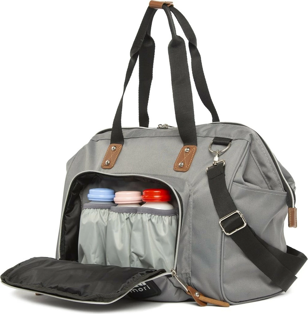 Çantë për pelena, ngjyrë gri, Zoozie Bags, 2154 - 32118