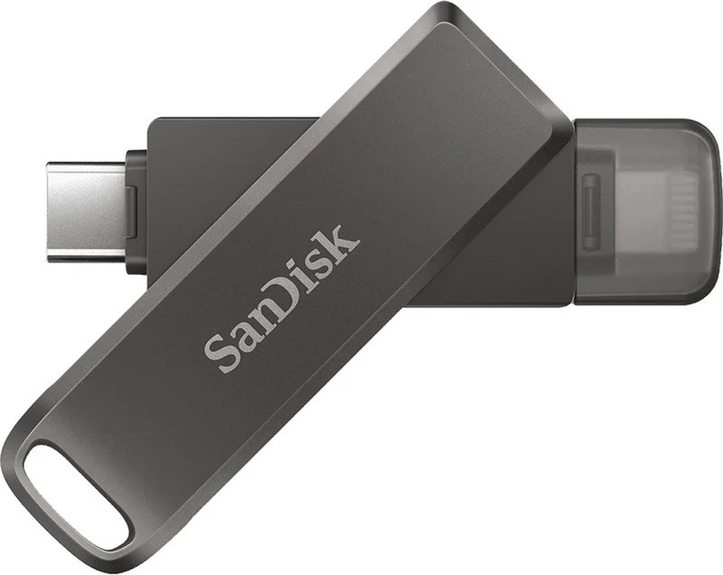 USB Flash SanDisk iXpand, 256 GB, USB Type-C / Lightning, Zi