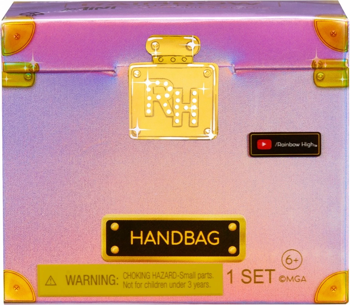 Set çanta aksesorësh Rainbow High Accessories Studio Series 1, për kukulla, Mix